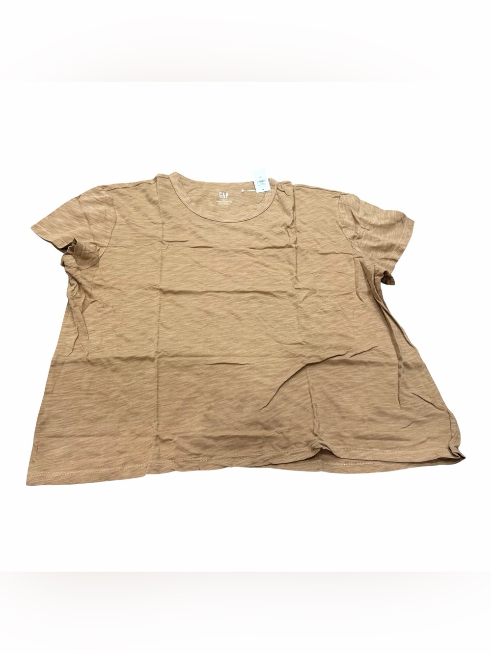 Gap Women’s ForeverSoft Shrunken Short Sleeve T-Shirt, Size XL, Brown, NEW